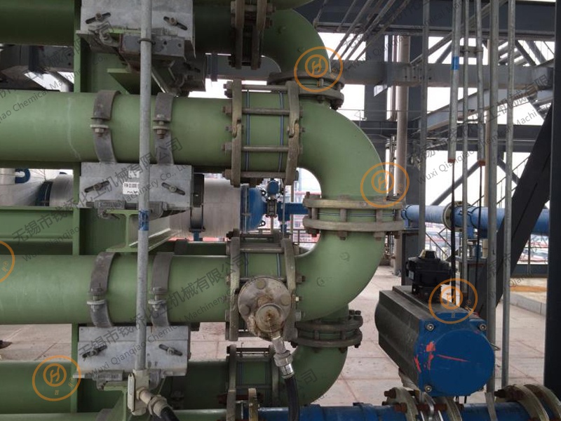 搪玻璃管式水解反應器現場圖