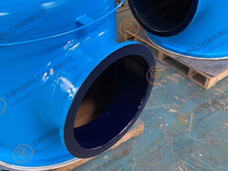 出口的DN1200非標(biāo)搪玻璃塔帽 出口的DN1200非標(biāo)搪玻璃塔帽